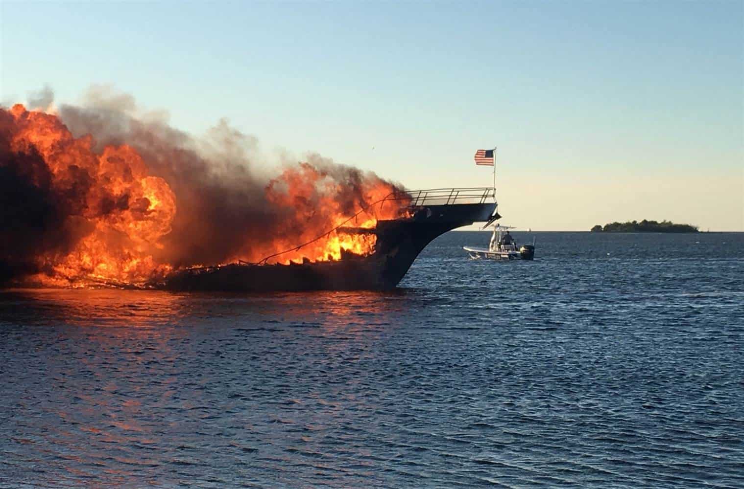 50 passengers jump into water after Florida casino shuttle boat bursts into flames