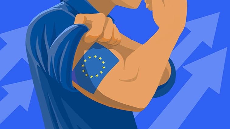 Europe’s economy grew faster than the U.S. last year