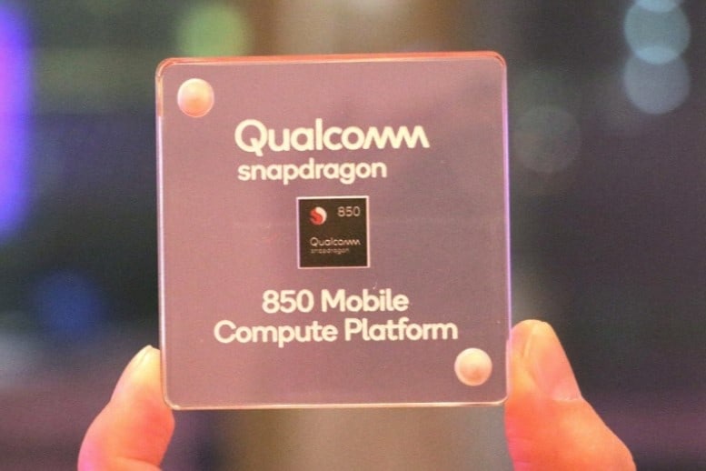 The Snapdragon 850 is Qualcomm’s first chip built for Windows PCs