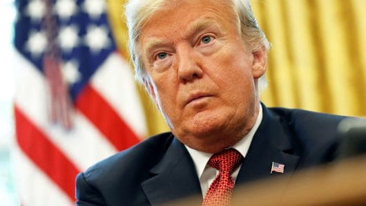 Trump loved celebrating the stock market surge in 2017, but he’s been quiet about this year’s declines