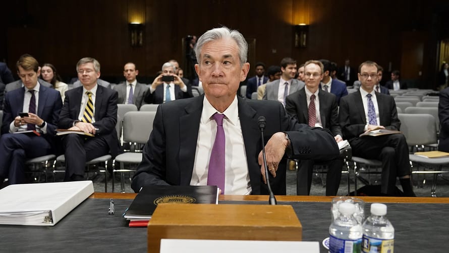 Stocks close lower in choppy session following Powell’s Senate testimony