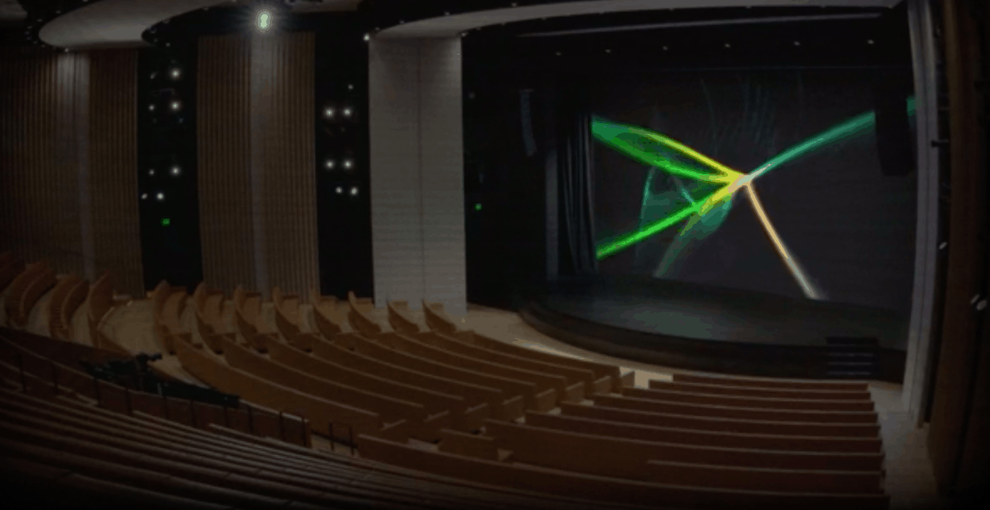 Peek into an empty Steve Jobs Theater before tomorrow’s big Apple event