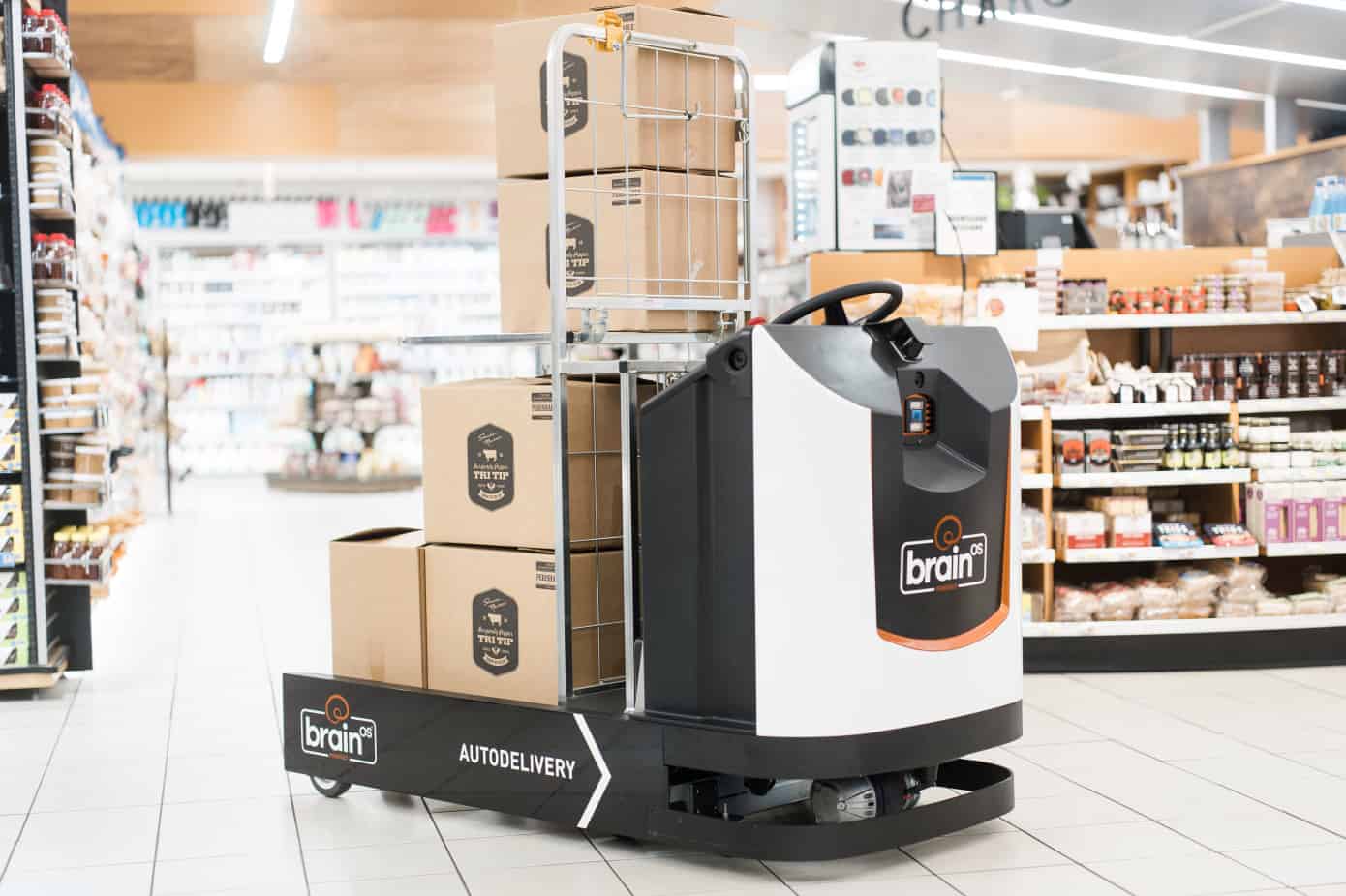 Brain Corp. debuts an autonomous delivery robot for factories and retail