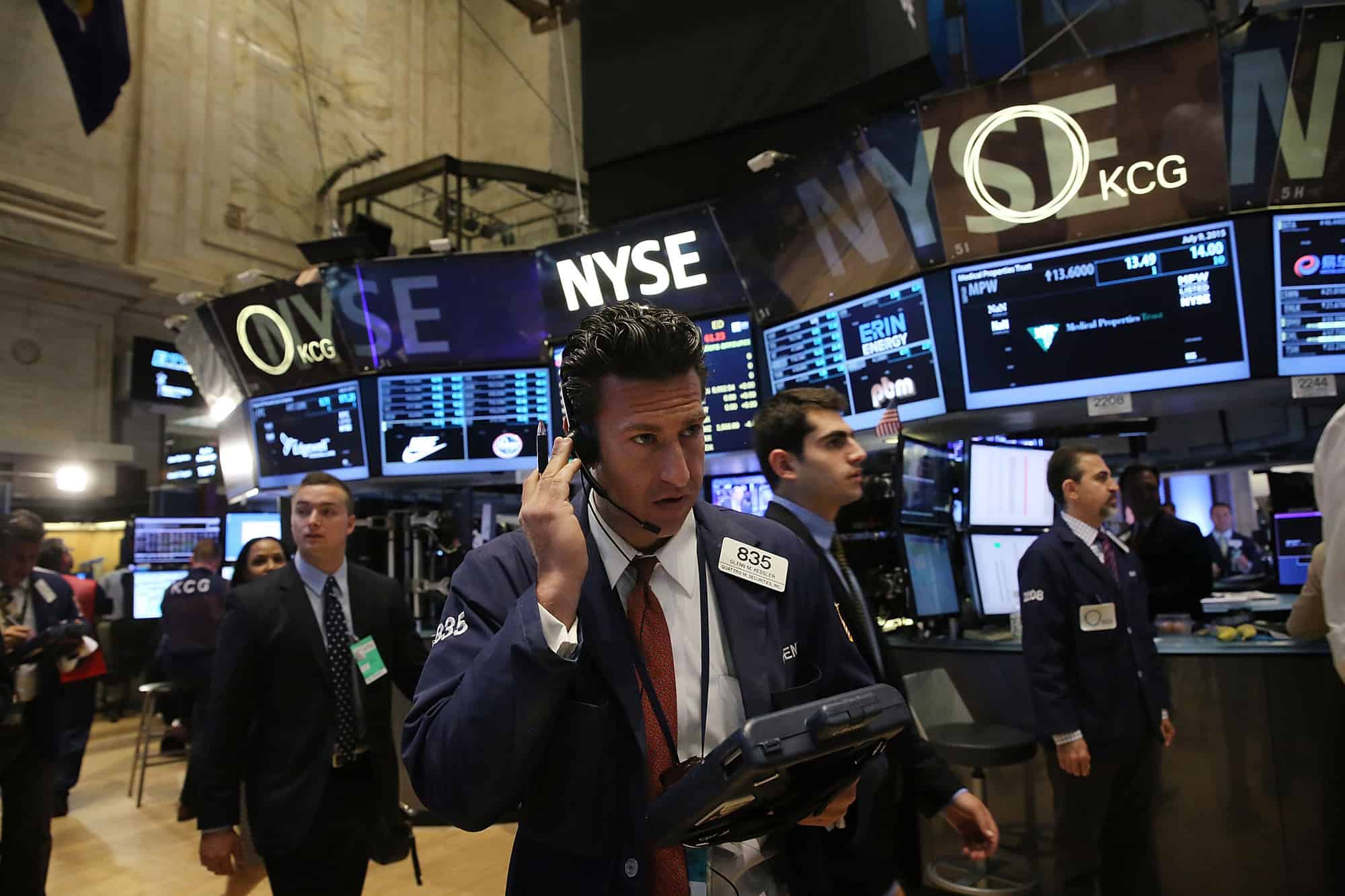 US stocks down off weaker consumer confidence and as Democrats turn up heat on Trump