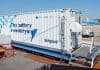 What is an iron flow battery and why is Schiphol Airport testing one?