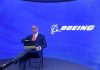 Boeing’s space and defense chief exits in new CEO’s first executive move